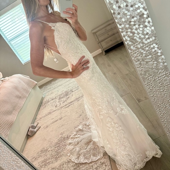 Stella York #6574 with Open Back Alteration - Picture 8 of 8